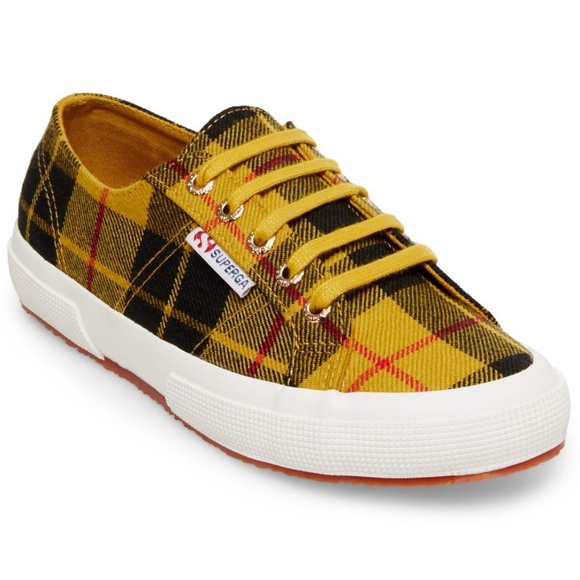 plaid superga